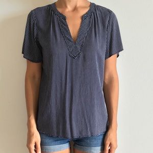 Navy Blue Striped Old Navy Top